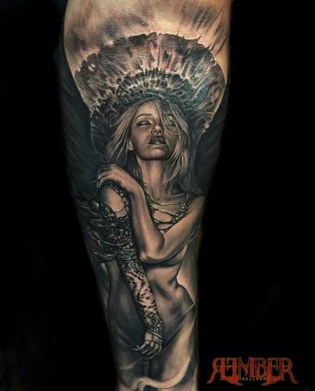 Rember - Angel Blend on Forearm